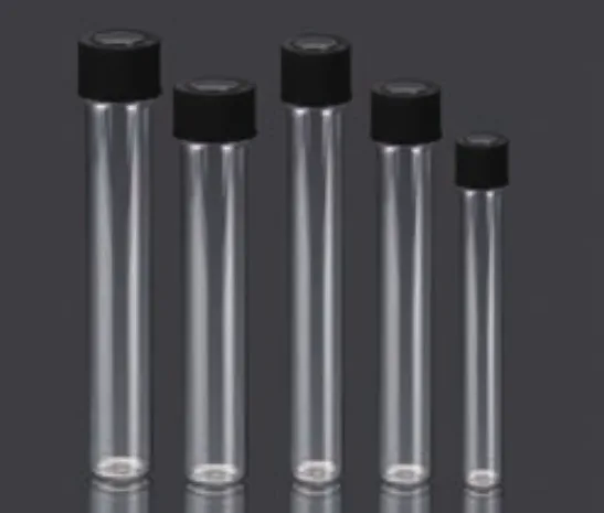 Glass Tubes with Screw Thread Caps